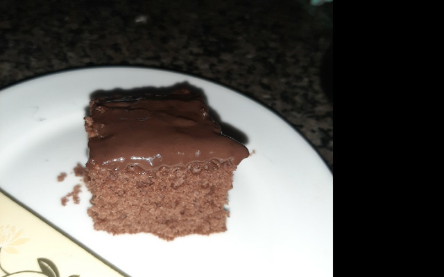 Bolo de chocolate simples