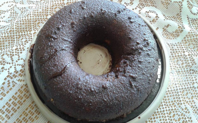 Bolo rápido de ovomaltine e granulado