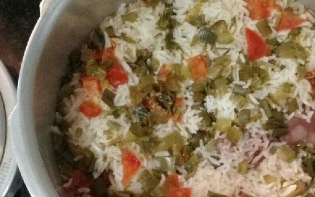 Arroz de Panela de Pressão