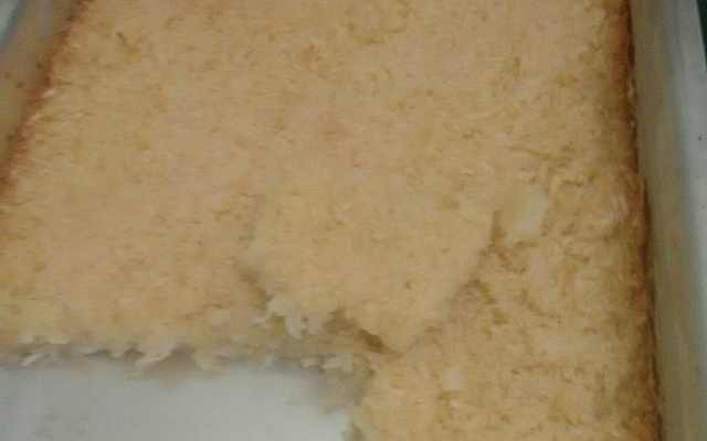 Bolo de aipim da roça