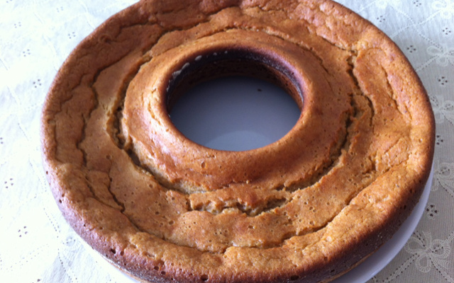 Bolo integral de banana