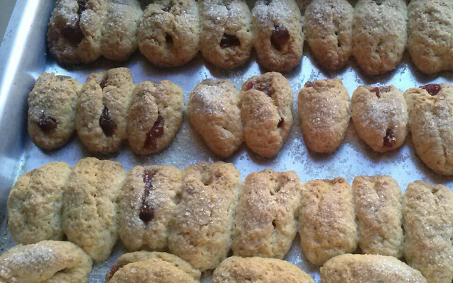 Biscoito de nata com goiabada