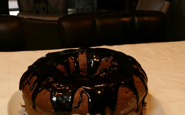 Bolo de chocolate tradicional