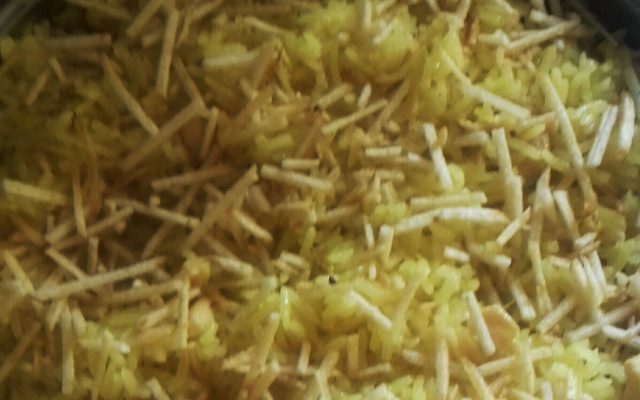 Arroz com peito de frango