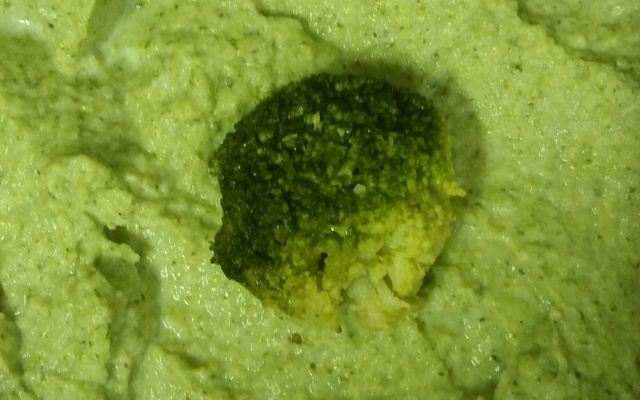 Purê de brócolis