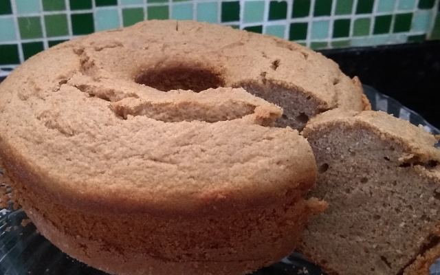 Bolo de banana de liquidificador