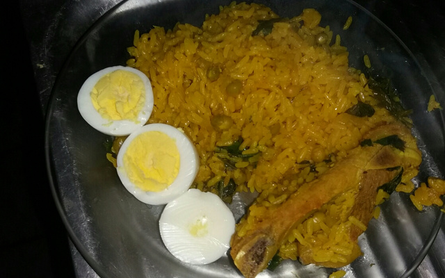 Arroz com costelinha de porco