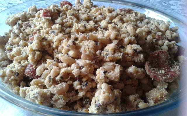 Farofa de feijão fradinho