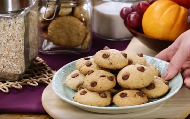 Cookies fáceis de aveia