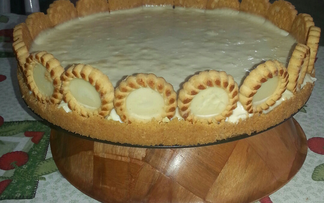 Torta de limão com chocolate branco