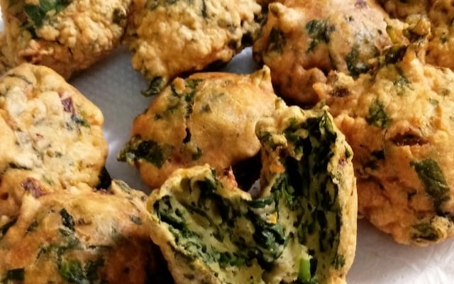 Bolinho de espinafre