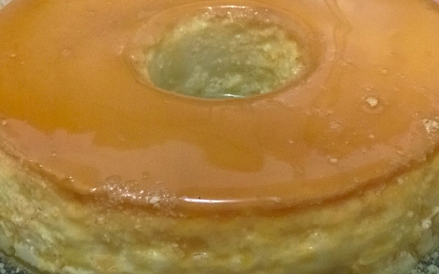 Pudim de leite ninho