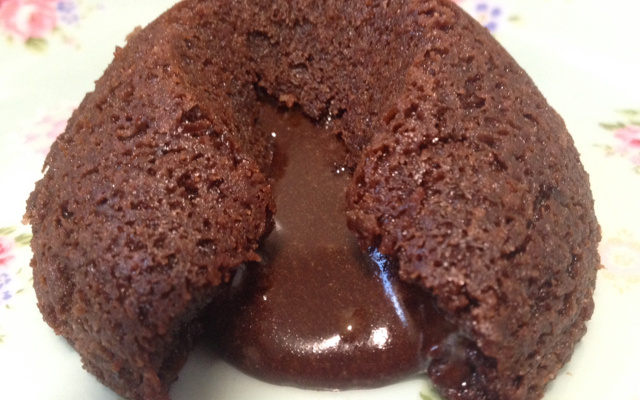 Petit gâteau de creme de avelã perfeito