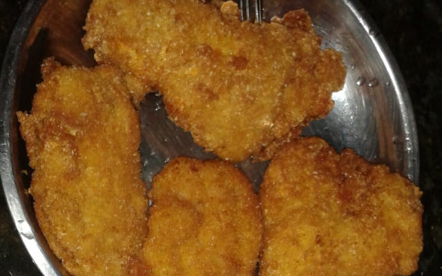 Filé de peito de frango à milanesa