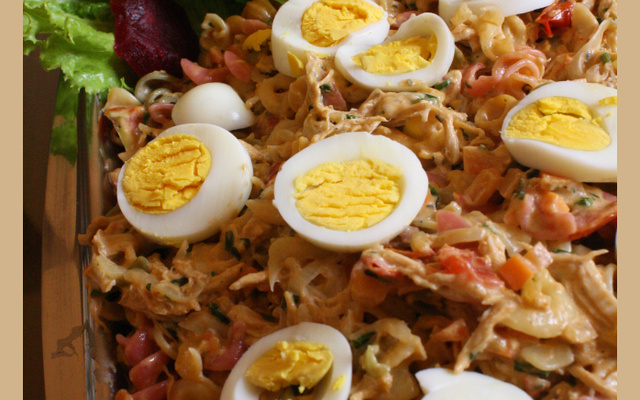 Macarrão ao molho gorgonzola