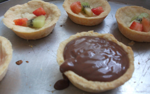 Tortinha de chocolate