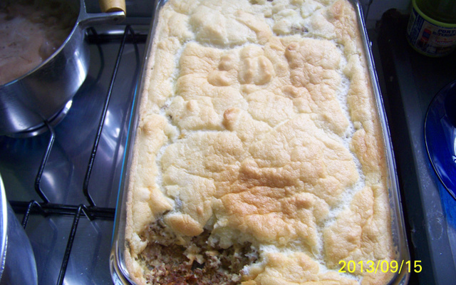 Souflé de carne moída