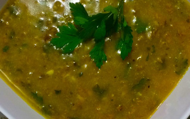 Sopa de capim e canela