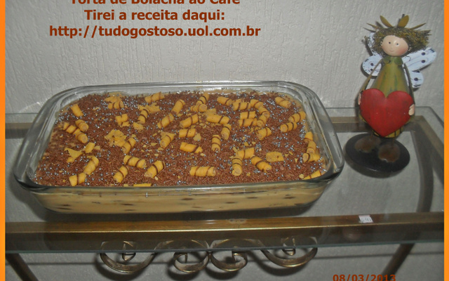 Torta de bolacha ao café