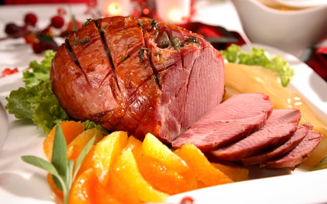 Tender com molho agridoce de laranja