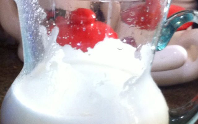 Suco de inhame com limão