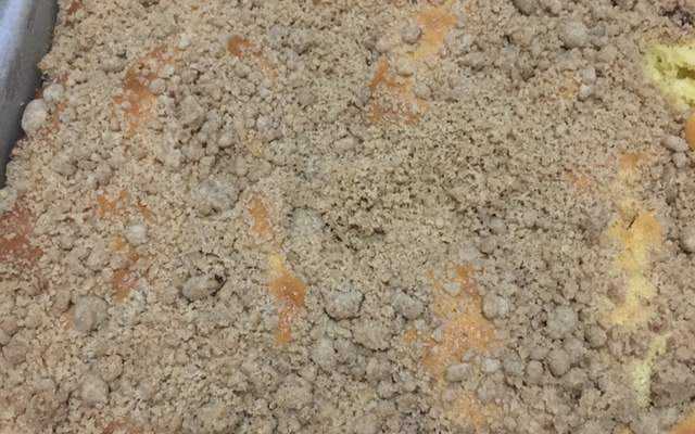 Cuca de goiabada e banana