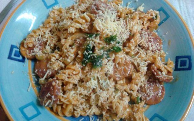 Macarrão de panela de pressão bem simples