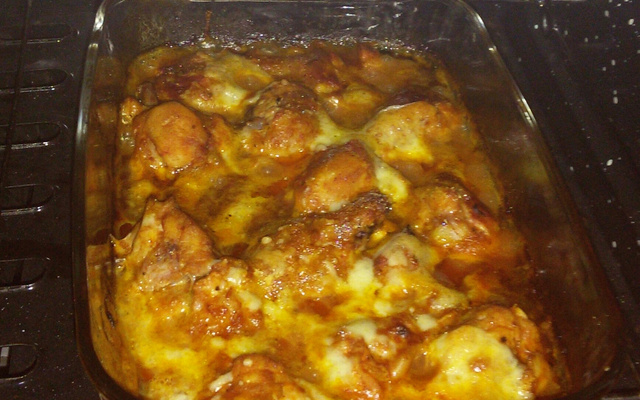 Coxinha da asa no forno