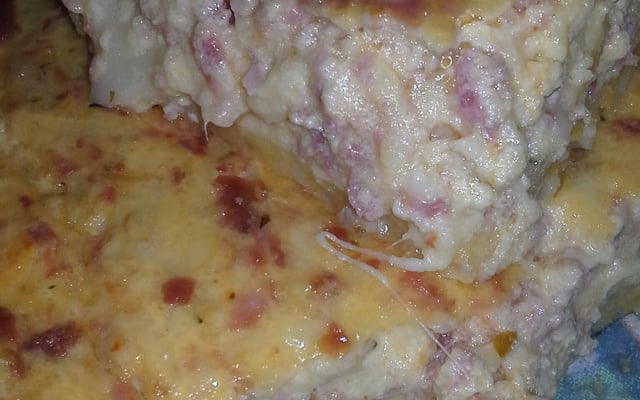 Quiche com massa de arroz