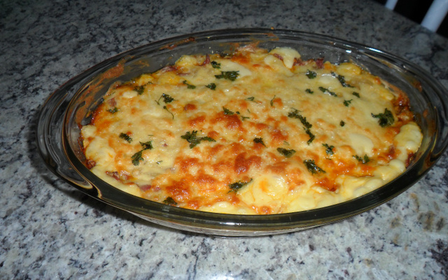 Escondidinho de macaxeira