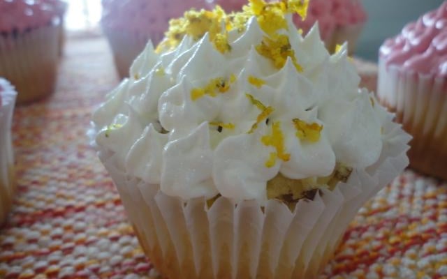 Cupcake de laranja delicioso