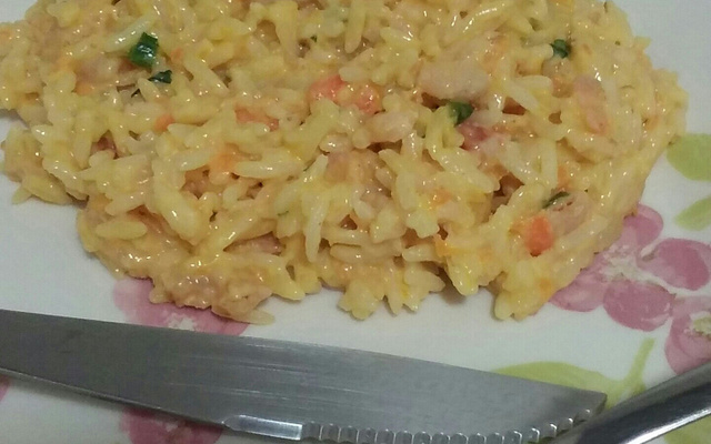 Arroz com camarão