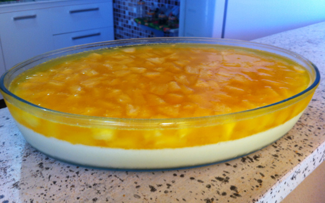 Gelatina duo de abacaxi