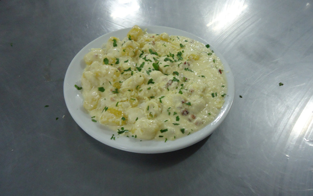 Nhoque Carbonara