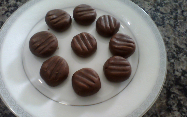 Biscoito fácil de chocolate