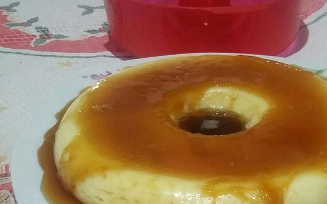 Pudim de micro-ondas