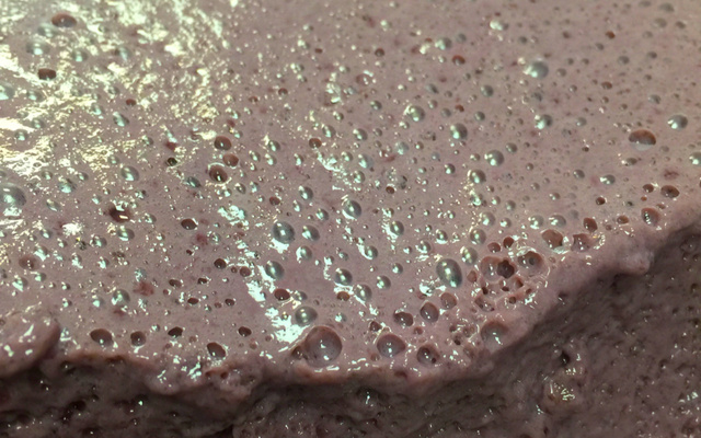 Mousse de uva com iogurte