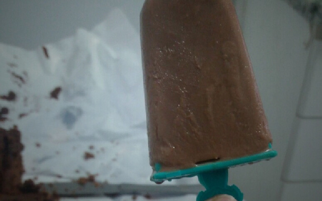 Picolé de nutella em 5 passos