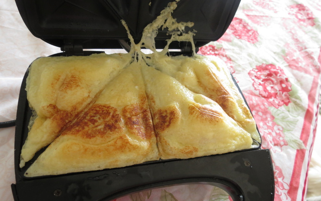 Waffle pão de queijo