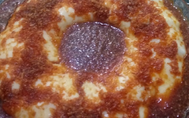 Pudim de coco com calda de coco queimado