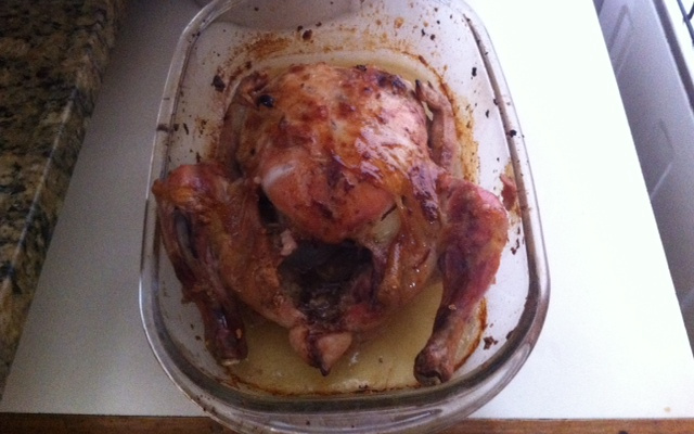 Frango assado da Bê