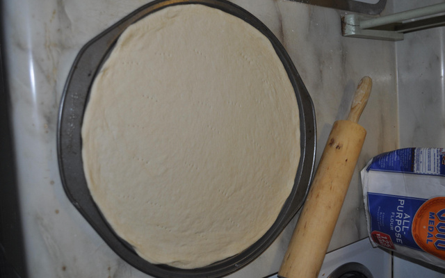 Massa básica para pizza