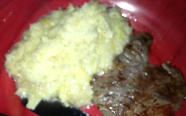 Risoto de alho-poró