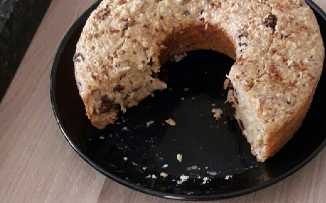 Bolo saudável de banana