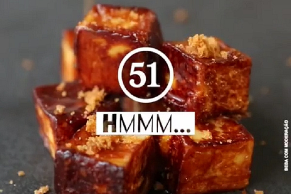 Queijo coalho com cachaça