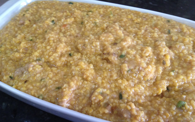 Quirera de carne de porco