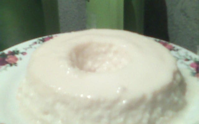 Pudim de leite condensado e creme de leite