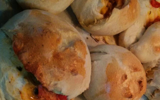 Pão de minuto com recheio variado