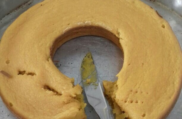 Bolo de cenoura sem ovo