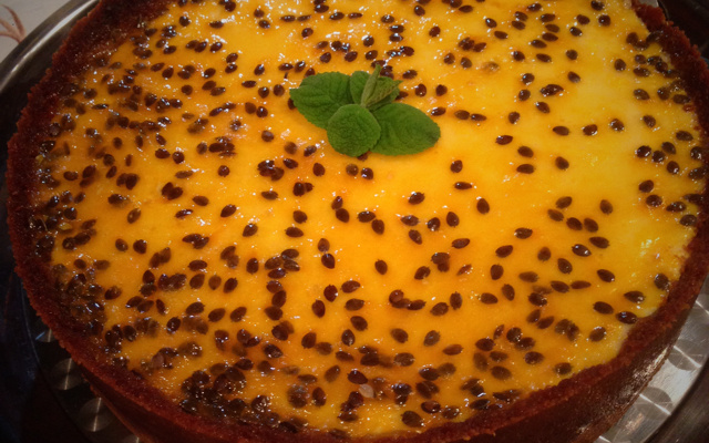 Cheesecake de maracujá